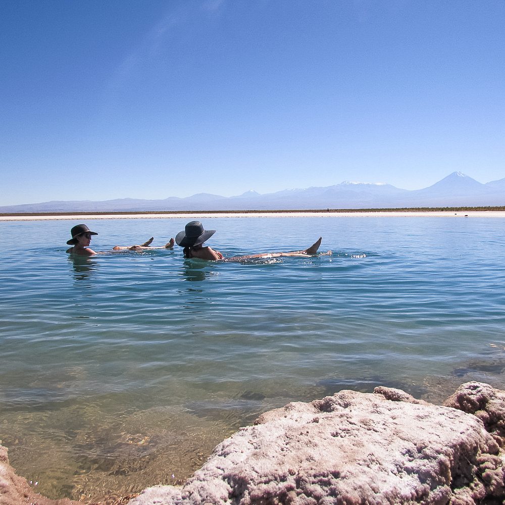 Laguna Cejar no Deserto do Atacama