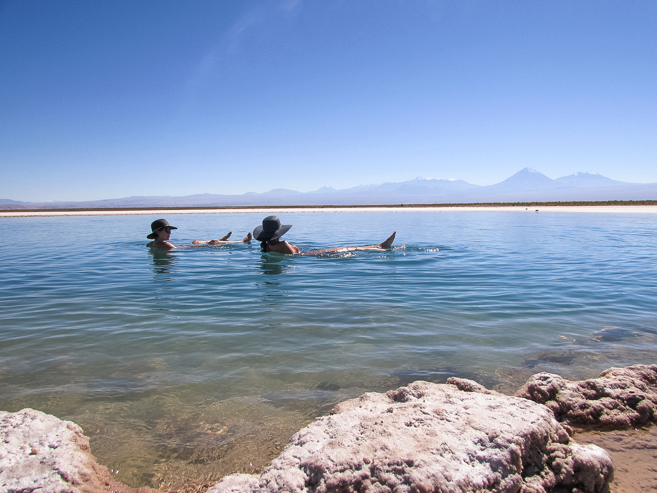 Laguna Cejar no Deserto do Atacama