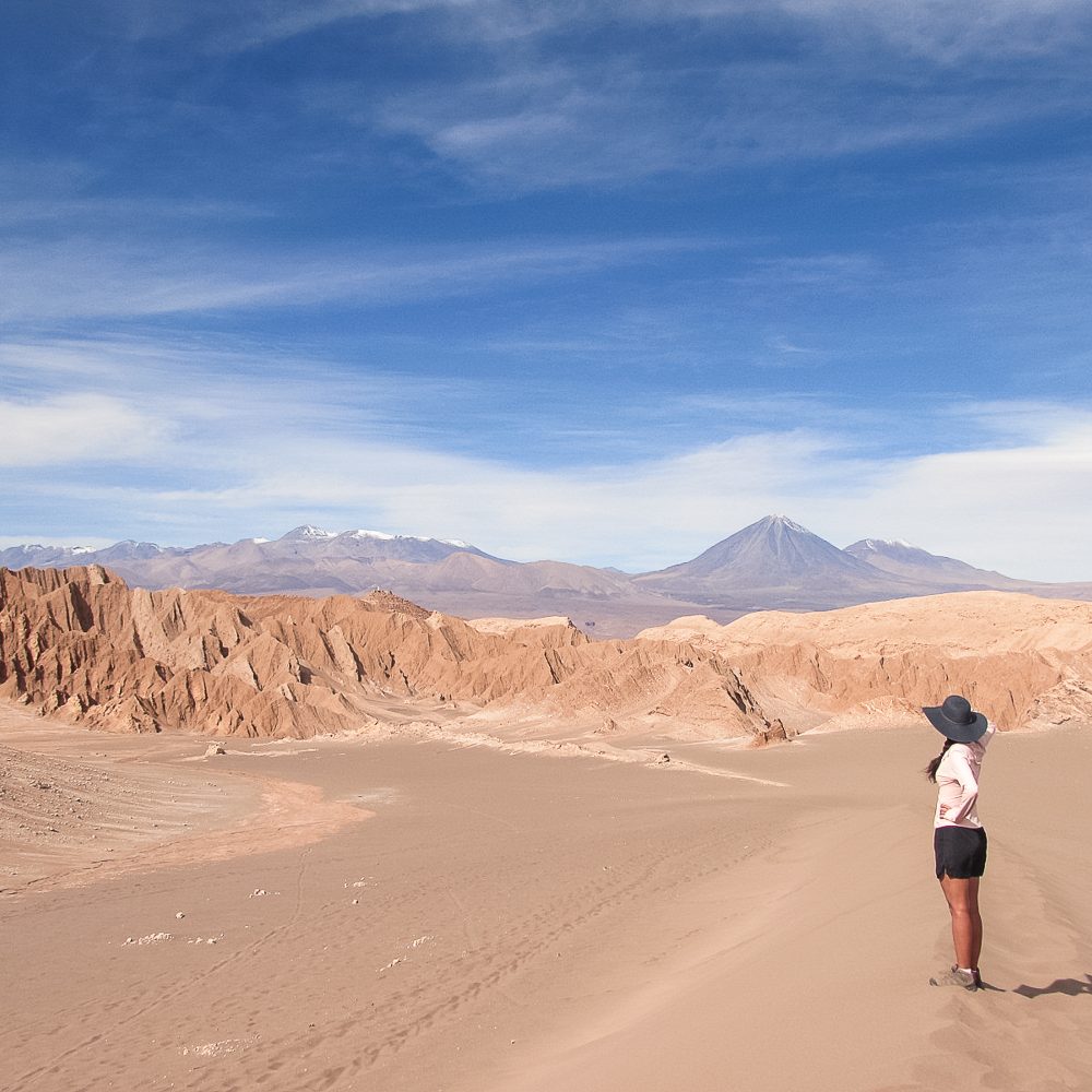 Valle de la Muerte e Valle de la Luna no Deserto do Atacama