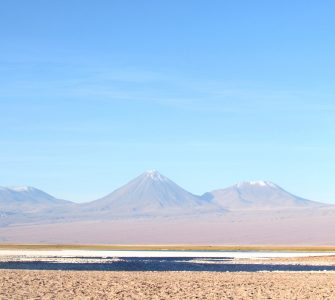 Laguna Tebenquiche no Deserto do Atacama