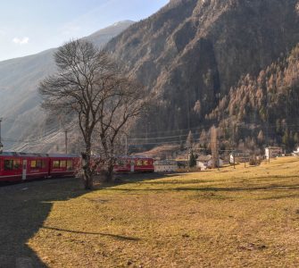 Viajar de trem na Suíça