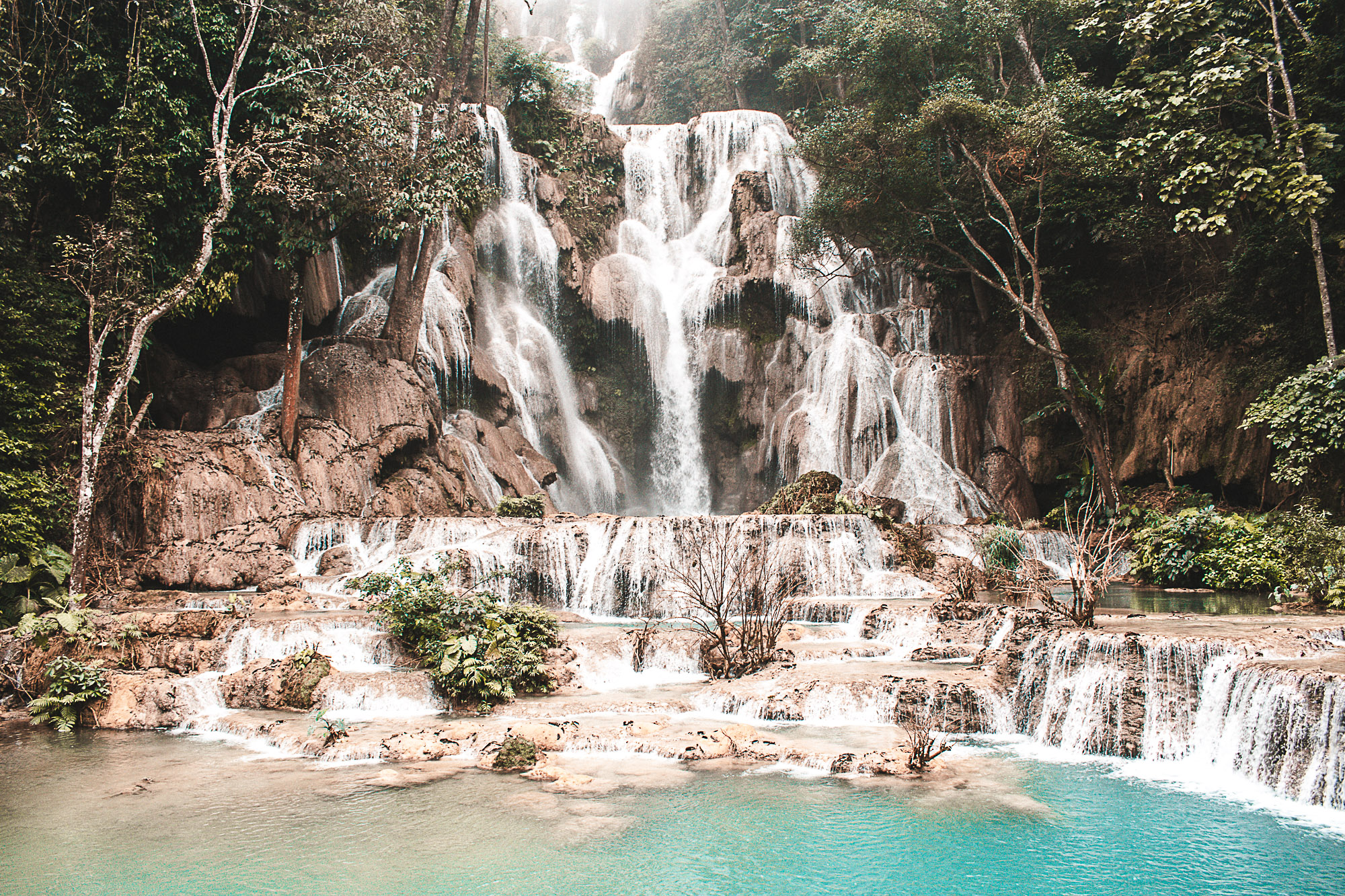 Cachoeiras em Luang Prabang